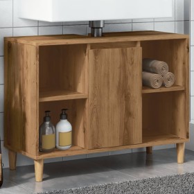 Mueble de baño madera de ingeniería roble artisian 80x33x60 cm von , Badezimmerwaschtische - Ref: Foro24-857134, Preis: 73,62...