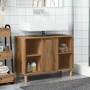 Mueble de baño madera de ingeniería roble artisian 80x33x60 cm von , Badezimmerwaschtische - Ref: Foro24-857134, Preis: 73,62...