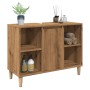 Mueble de baño madera de ingeniería roble artisian 80x33x60 cm von , Badezimmerwaschtische - Ref: Foro24-857134, Preis: 73,62...