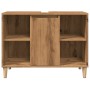 Mueble de baño madera de ingeniería roble artisian 80x33x60 cm von , Badezimmerwaschtische - Ref: Foro24-857134, Preis: 73,62...