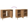 Mueble de baño madera de ingeniería roble artisian 80x33x60 cm von , Badezimmerwaschtische - Ref: Foro24-857134, Preis: 73,62...