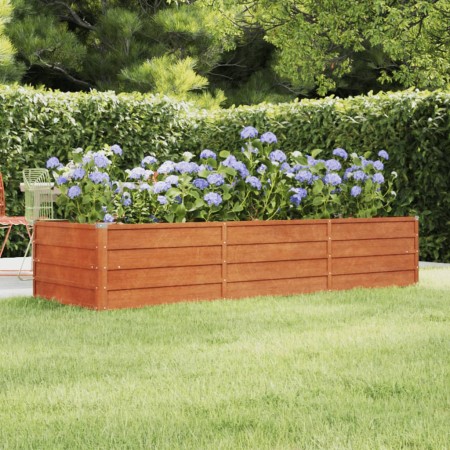 Arriate oxidado de acero corten 240x80x45 cm by , Pots and planters - Ref: Foro24-151960, Price: 88,55 €, Discount: %