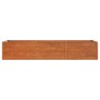 Arriate oxidado de acero corten 240x80x45 cm by , Pots and planters - Ref: Foro24-151960, Price: 88,55 €, Discount: %