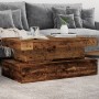 Mesa de centro con luces LED madera envejecida 90x50x40 cm by , Coffee table - Ref: Foro24-857714, Price: 109,00 €, Discount: %