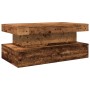Mesa de centro con luces LED madera envejecida 90x50x40 cm by , Coffee table - Ref: Foro24-857714, Price: 109,00 €, Discount: %