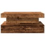 Mesa de centro con luces LED madera envejecida 90x50x40 cm by , Coffee table - Ref: Foro24-857714, Price: 109,00 €, Discount: %
