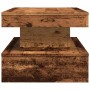 Mesa de centro con luces LED madera envejecida 90x50x40 cm by , Coffee table - Ref: Foro24-857714, Price: 109,00 €, Discount: %