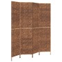 Biombo de 4 paneles jacinto de agua marrón 163x180 cm by , Room dividers - Ref: Foro24-355195, Price: 160,53 €, Discount: %