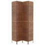 Biombo de 4 paneles jacinto de agua marrón 163x180 cm by , Room dividers - Ref: Foro24-355195, Price: 160,53 €, Discount: %