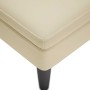 Tumbona con almohada y reposabrazo derecho tela crema by , Daybeds - Ref: Foro24-4009769, Price: 149,44 €, Discount: %