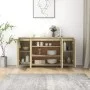 Sonoma oak plywood sideboard 135x41x75 cm by vidaXL, Sideboards - Ref: Foro24-809596, Price: 160,81 €, Discount: %