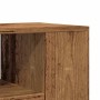 Mueble TV con ruedas madera ingeniería envejecida 102x34,5x43cm by , TV Furniture - Ref: Foro24-855990, Price: 94,85 €, Disco...