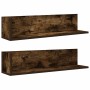 Estantes de pared 2 uds madera roble ahumado 75x16,5x16,5 cm | Foro24.es | Tu tienda online para hogar, jardín y más Foro24.es