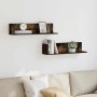 Estantes de pared 2 uds madera roble ahumado 75x16,5x16,5 cm | Foro24.es | Tu tienda online para hogar, jardín y más Foro24.es