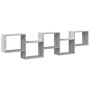 Estante cubo de pared 5 compartimentos madera gris Sonoma by , Shelves and shelves - Ref: Foro24-860000, Price: 50,87 €, Disc...
