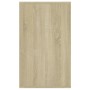 Sideboard aus Sonoma-Eichensperrholz, 135 x 41 x 75 cm von vidaXL, Sideboards - Ref: Foro24-809596, Preis: 162,56 €, Rabatt: %