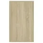 Sonoma oak plywood sideboard 135x41x75 cm by vidaXL, Sideboards - Ref: Foro24-809596, Price: 160,81 €, Discount: %