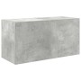 Mueble de pared baño madera ingeniería gris hormigón 60x25x30cm by , bathroom vanities - Ref: Foro24-860061, Price: 43,15 €, ...