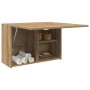Mueble de pared baño madera ingeniería roble artisan 60x25x40cm by , bathroom vanities - Ref: Foro24-860075, Price: 55,32 €, ...