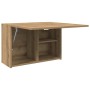 Mueble de pared baño madera ingeniería roble artisan 60x25x40cm by , bathroom vanities - Ref: Foro24-860075, Price: 55,32 €, ...