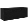 Mueble de pared de baño madera ingeniería negro 80x25x30 cm von , Badezimmerwaschtische - Ref: Foro24-860077, Preis: 53,71 €,...
