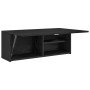 Mueble de pared de baño madera ingeniería negro 80x25x30 cm von , Badezimmerwaschtische - Ref: Foro24-860077, Preis: 53,71 €,...