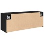Mueble de pared de baño madera ingeniería negro 80x25x30 cm von , Badezimmerwaschtische - Ref: Foro24-860077, Preis: 53,71 €,...