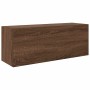 Mueble de pared baño madera ingeniería roble marrón 80x25x30cm by , bathroom vanities - Ref: Foro24-860082, Price: 51,64 €, D...