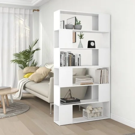 White space divider shelf 100x24x188 cm by vidaXL, Bookcases and shelves - Ref: Foro24-3082071, Price: 138,98 €, Discount: %