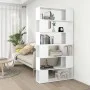 White space divider shelf 100x24x188 cm by vidaXL, Bookcases and shelves - Ref: Foro24-3082071, Price: 138,98 €, Discount: %