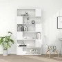 White space divider shelf 100x24x188 cm by vidaXL, Bookcases and shelves - Ref: Foro24-3082071, Price: 138,98 €, Discount: %
