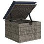 Set sofás jardín y cojines 9 pzas ratán sintético acacia gris by , Garden sets - Ref: Foro24-3328048, Price: 683,01 €, Discou...