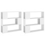 White space divider shelf 100x24x188 cm by vidaXL, Bookcases and shelves - Ref: Foro24-3082071, Price: 143,91 €, Discount: %
