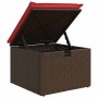 Set sofás jardín y cojines 2 pzas ratán sintético acacia marrón by , Garden sets - Ref: Foro24-3328677, Price: 114,32 €, Disc...