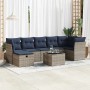 Set de sofás de jardín y cojines 8 piezas ratán sintético gris | Foro24.es | Tu tienda online para hogar, jardín y más Foro24.es