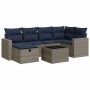 Set de sofás de jardín 7 pzas con cojines ratán sintético gris von , Gartensets - Ref: Foro24-3325397, Preis: 503,47 €, Rabat...