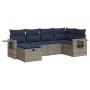 Set de muebles de jardín 6 pzas y cojines ratán sintético gris by , Garden sets - Ref: Foro24-3325487, Price: 468,55 €, Disco...