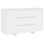 Sideboard with 3 drawers white plywood 120x41x75 cm by vidaXL, Sideboards - Ref: Foro24-809611, Price: 142,18 €, Discount: %