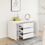 Sideboard mit 3 Schubladen aus weißem Sperrholz 120x41x75 cm von vidaXL, Sideboards - Ref: Foro24-809611, Preis: 144,32 €, Ra...