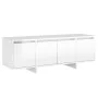 Hochglanzweißer TV-Schrank aus Sperrholz, 120 x 30 x 40,5 cm von vidaXL, TV-Möbel - Ref: Foro24-809581, Preis: 79,09 €, Rabat...