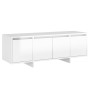 Hochglanzweißer TV-Schrank aus Sperrholz, 120 x 30 x 40,5 cm von vidaXL, TV-Möbel - Ref: Foro24-809581, Preis: 80,33 €, Rabat...