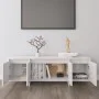 Hochglanzweißer TV-Schrank aus Sperrholz, 120 x 30 x 40,5 cm von vidaXL, TV-Möbel - Ref: Foro24-809581, Preis: 79,09 €, Rabat...