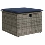 Set de muebles de jardín 6 pzas y cojines ratán sintético gris | Foro24.es | Tu tienda online para hogar, jardín y más Foro24.es