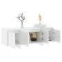 Hochglanzweißer TV-Schrank aus Sperrholz, 120 x 30 x 40,5 cm von vidaXL, TV-Möbel - Ref: Foro24-809581, Preis: 79,09 €, Rabat...