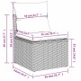 Set de muebles de jardín 6 pzas y cojines ratán sintético gris | Foro24.es | Tu tienda online para hogar, jardín y más Foro24.es