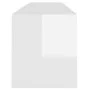 Mueble de TV madera contrachapada blanco brillo 120x30x40,5 cm de vidaXL, Muebles TV - Ref: Foro24-809581, Precio: 78,99 €, D...