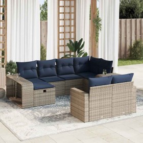 Set de sofás de jardín y cojines 10 pzas ratán sintético gris by , Garden sets - Ref: Foro24-3326065, Price: 652,63 €, Discou...