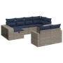 Set de sofás de jardín y cojines 10 pzas ratán sintético gris by , Garden sets - Ref: Foro24-3326065, Price: 652,63 €, Discou...