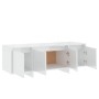 Hochglanzweißer TV-Schrank aus Sperrholz, 120 x 30 x 40,5 cm von vidaXL, TV-Möbel - Ref: Foro24-809581, Preis: 80,33 €, Rabat...