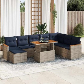 Comprar Set de sofás de jardín con cojines 9 pzas